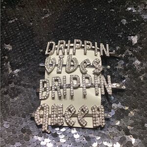 Too Glam to Give A Damn Sparkling Hair Clips Set
